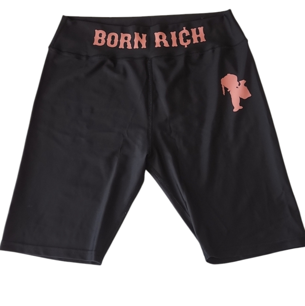 Born Rich Biker Shorts Size Large